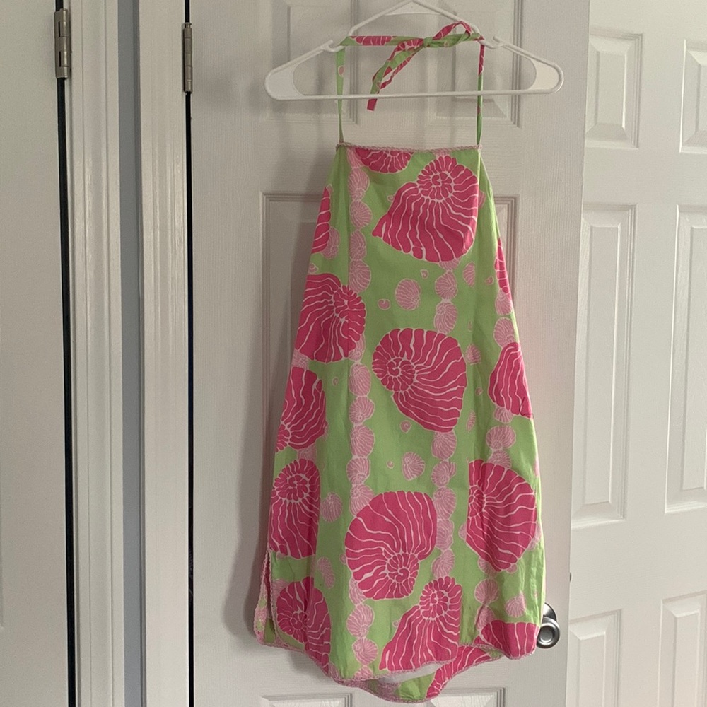 Lily Pulitzer seashell halter dress size 12